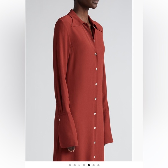 BITE Studios Bloomsbury Long Sleeve‎ Maxi Shirtdress size US 2 UK 6 NWT - Picture 4 of 5